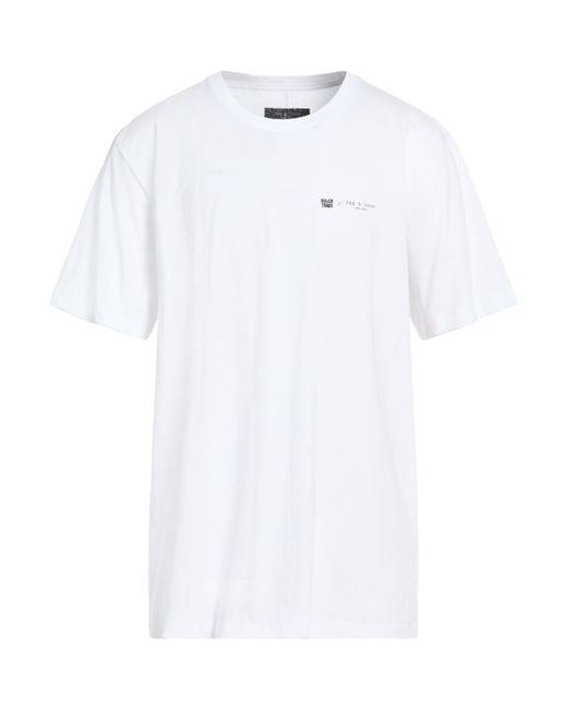 Rag & Bone Men's White T-Shirt Cotton