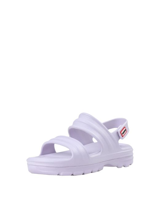 Hunter White Sandals