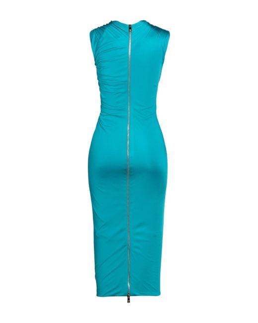 Versace Blue Midi Dress