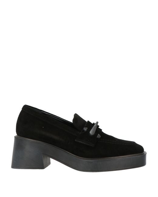 Lorenzo Mari Black Loafers Leather