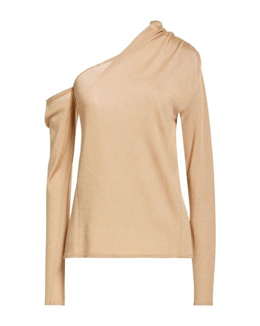 Liviana Conti Natural Sweater Viscose, Polyamide, Metallic Fiber, Polyester