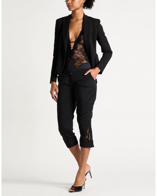 Twinset Blue Pants Acetate, Polyamide, Elastane