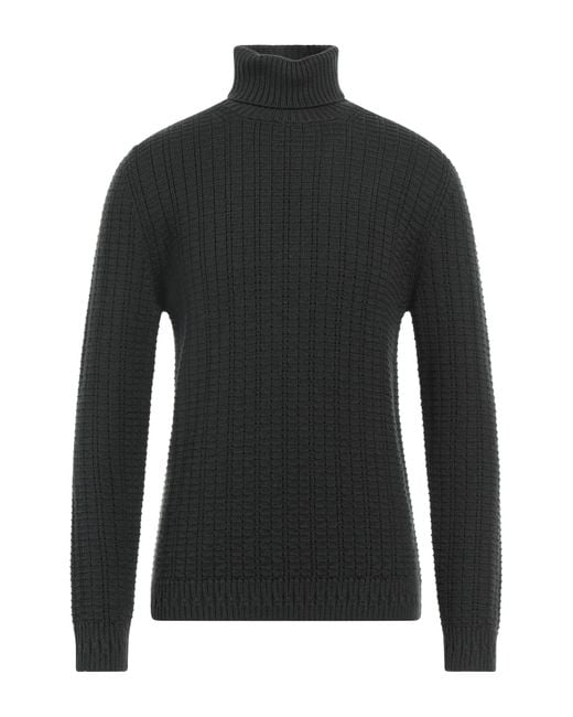 Cuello alto Alpha Studio de hombre de color Black