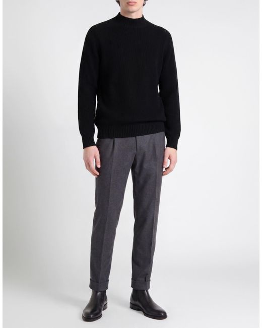 Tagliatore Black Turtleneck for men