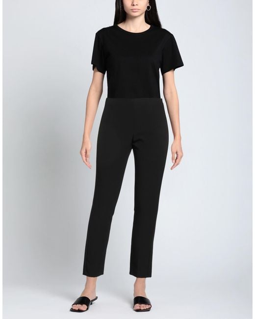 19.70 Nineteen Seventy Black Pants Polyester, Elastane