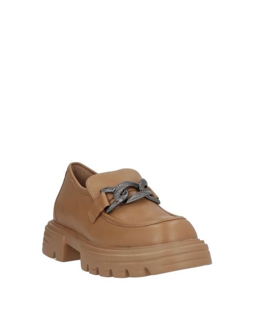 Jeannot Natural Loafers Leather