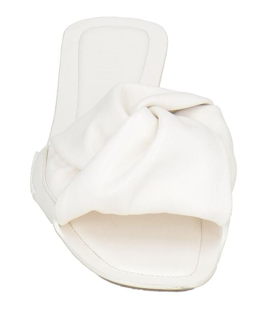 Rodo White Sandals