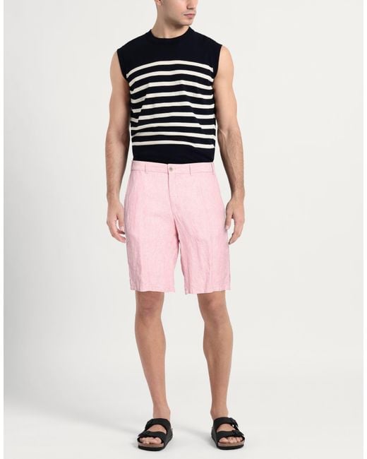 Hiltl Pink Shorts & Bermuda Shorts Linen for men