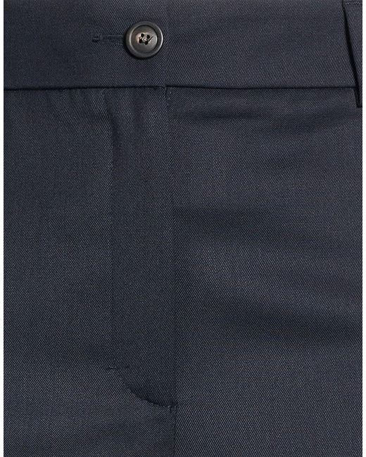 Peserico Blue Pants Polyester, Wool, Elastane, Acetate, Cupro