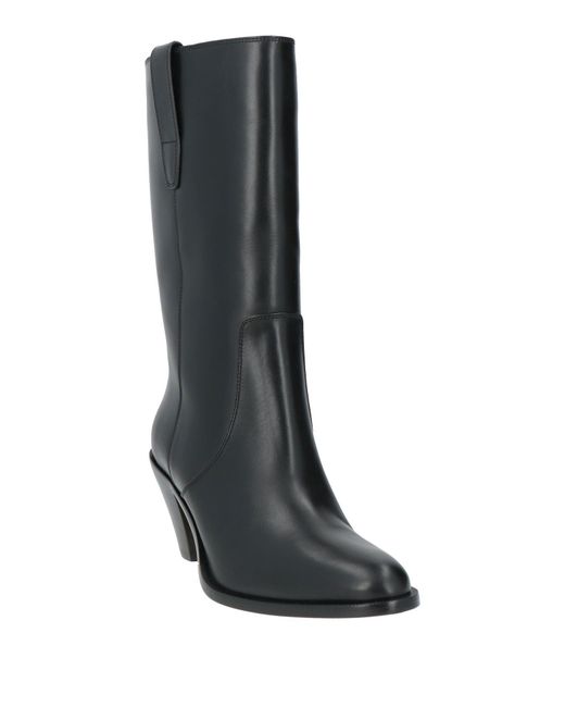 Francesco Russo Black Ankle Boots Calfskin