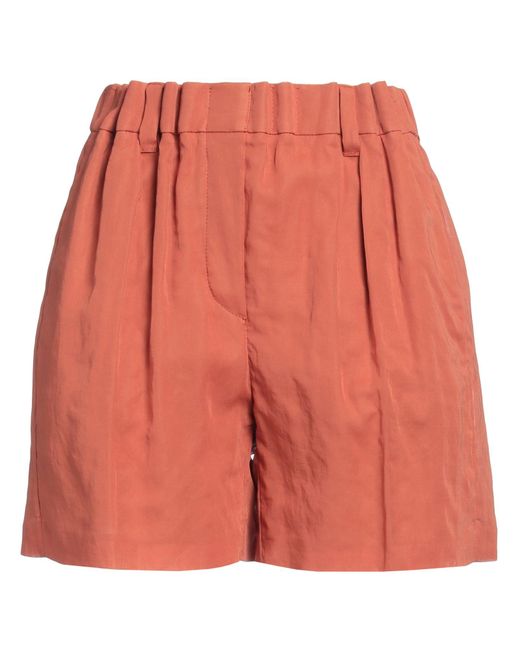 Brunello Cucinelli Orange Shorts & Bermudashorts