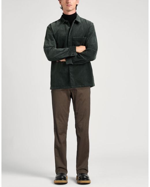 Messagerie Gray Pants Cotton, Elastane for men