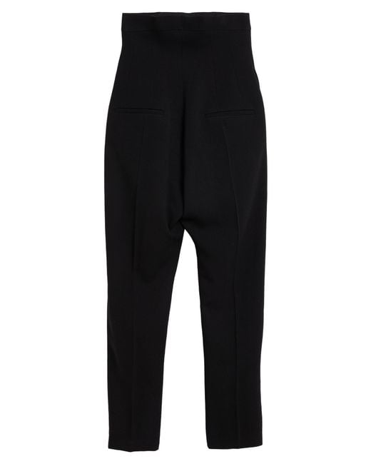 Rick Owens Black Pants Virgin Wool, Elastane for men
