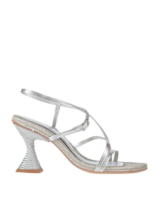 Paloma Barceló White Sandals Leather