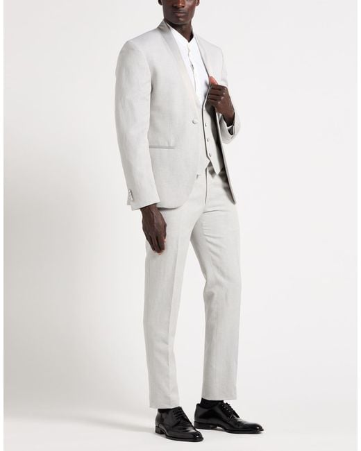 Traje Corneliani de hombre de color White