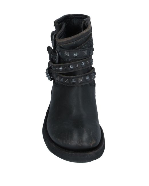 Ash Black Ankle Boots