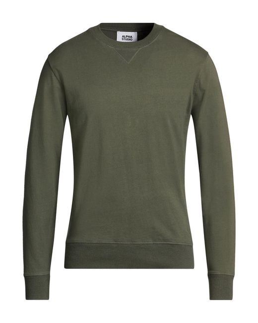 Sudadera Alpha Studio de hombre de color Green