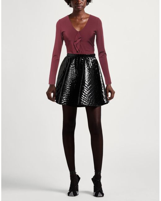 Motel Purple Burgundy Top Viscose, Elastane