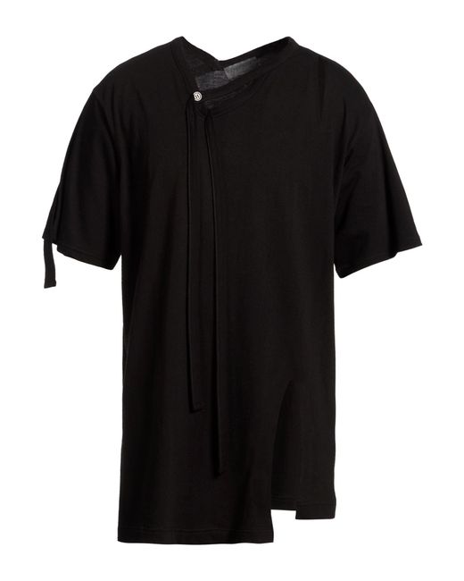 Yohji Yamamoto Black T-Shirt for men