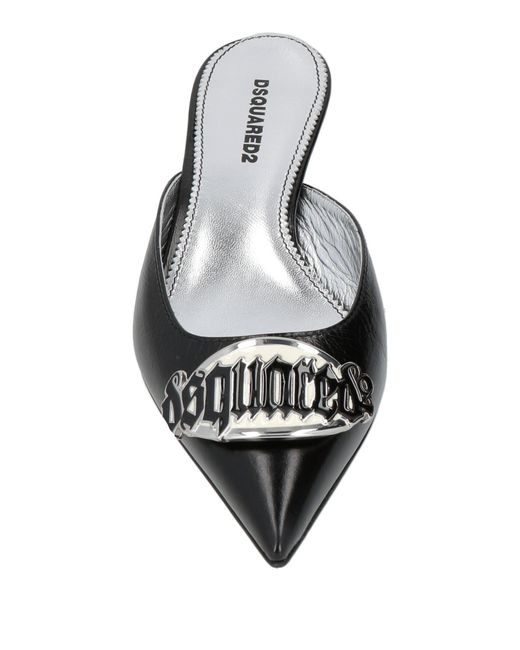 DSquared² Black Mules & Clogs