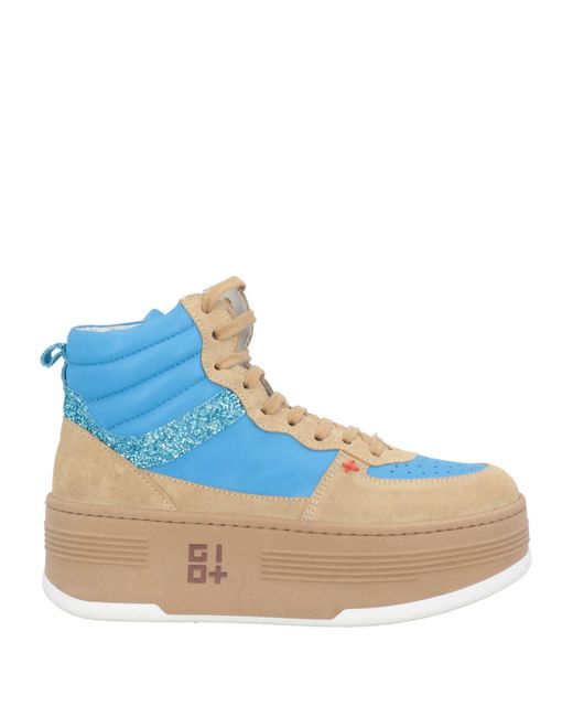 GIO+ Blue Azure Sneakers Leather