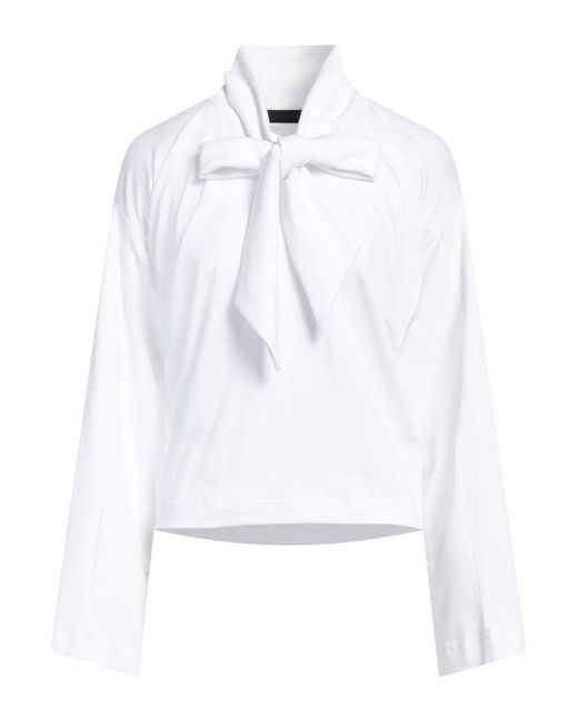 ALAINPAUL White T-Shirt Cotton, Elastane