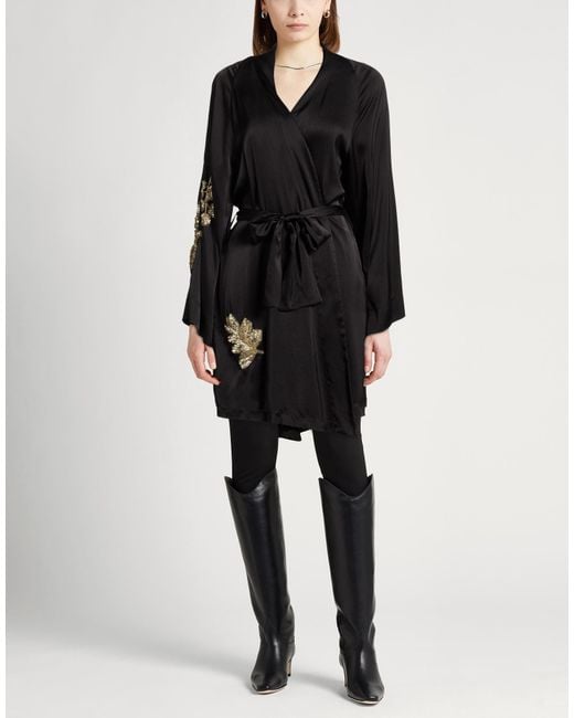 Forte_forte Black Jacket Silk, Elastane