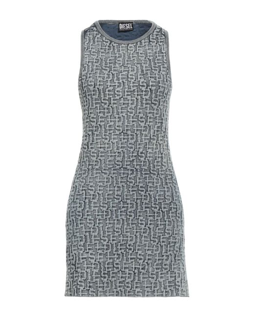 DIESEL Gray Mini Dress