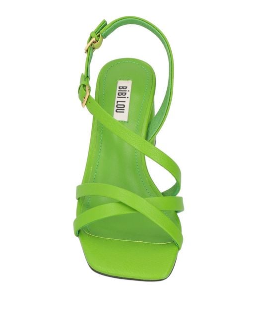 Bibi Lou Green Sandals