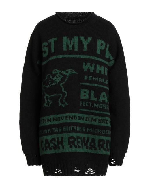 MM6 by Maison Martin Margiela Black Pullover