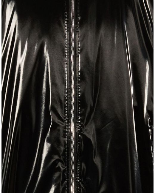 McQueen Black Jacket Polyester, Polyurethane for men