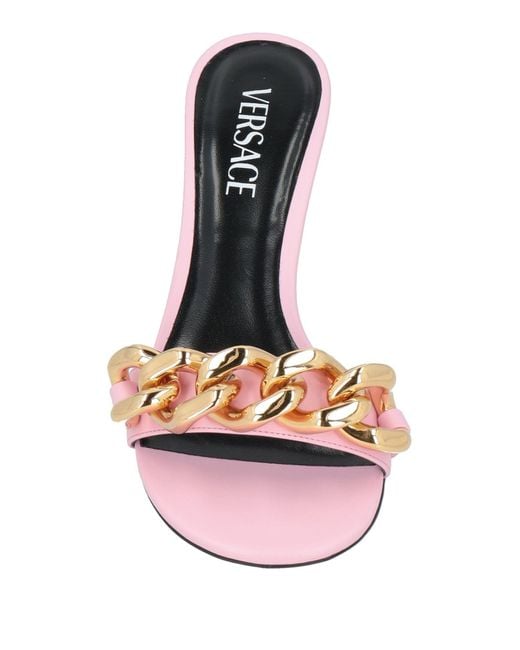 Versace Pink Sandals