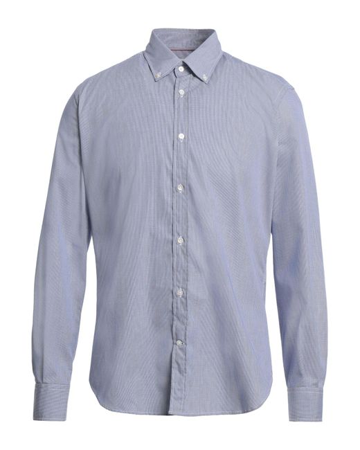 Brooksfield Blue Shirt Cotton for men