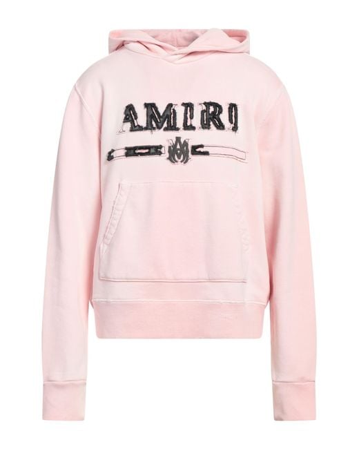 Amiri Pink Sweatshirt Cotton for men