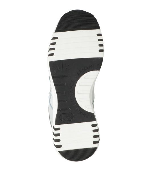ARMANI EXCHANGE White Sneakers Polyester, Polyurethane Coated
