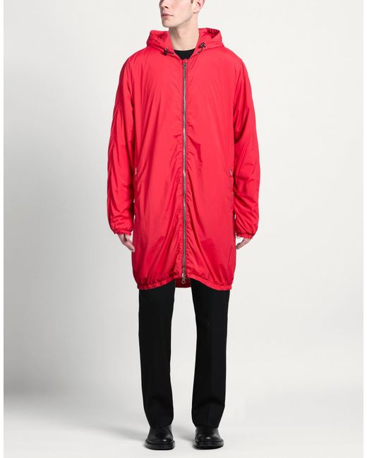 Grifoni Red Overcoat & Trench Coat for men