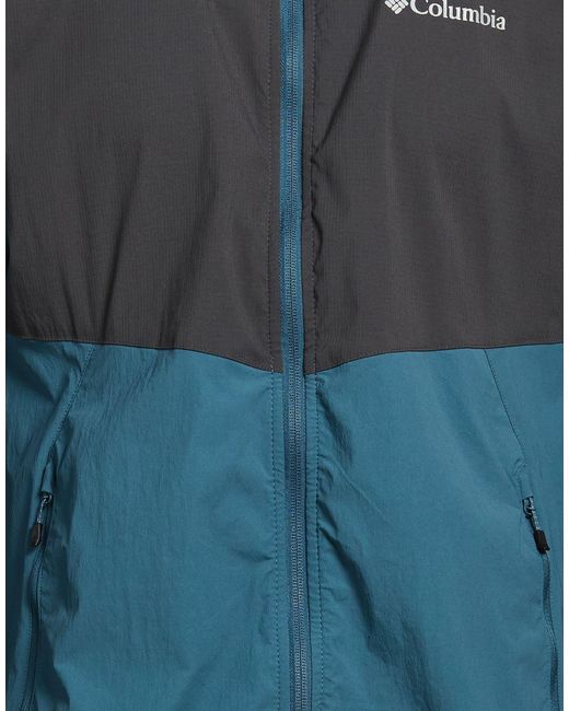 Columbia Blue Deep Jacket Nylon, Elastane for men