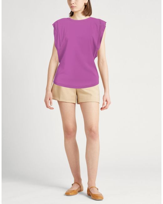 Jucca Purple Mauve Top Viscose, Elastane
