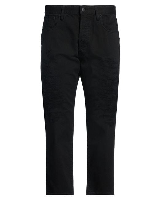 People Black Pants Cotton for men
