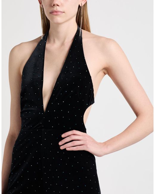 Alexandre Vauthier Black Jumpsuit Polyester, Elastane