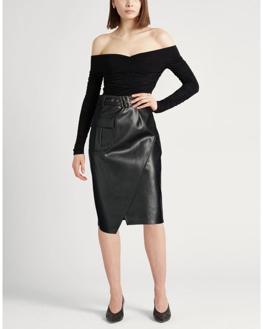 Liu Jo Black Midi Skirt