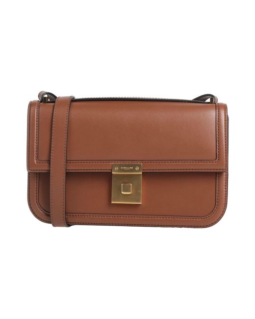 DeMellier London Brown Cross-Body Bag Cow Leather