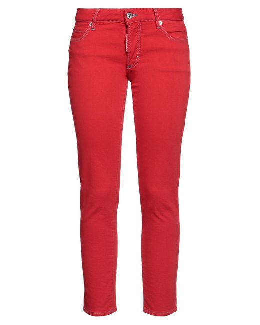 Pantaloni Jeans di DSquared² in Red