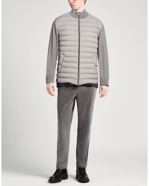 Herno Gray Puffers for men