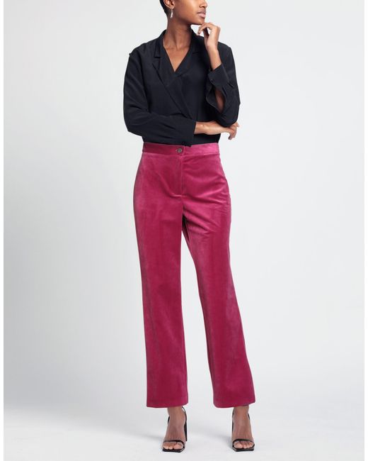 Futur Red Pants Polyester