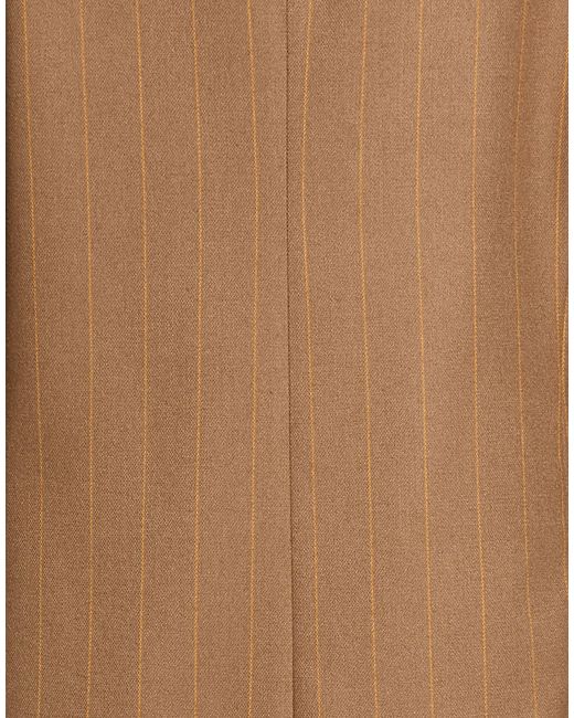 Manila Grace Brown Camel Blazer Polyester, Viscose, Elastane