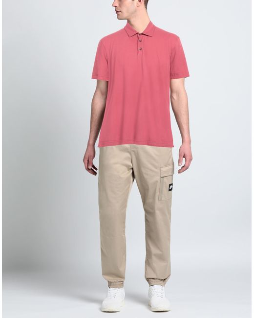 Zanone Pink Polo Shirt for men