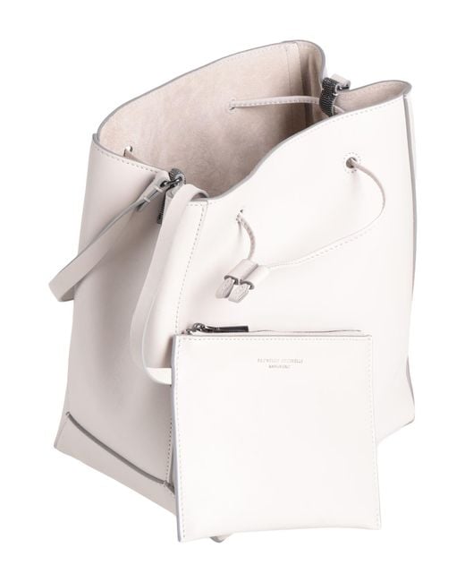 Brunello Cucinelli Natural Cross-Body Bags