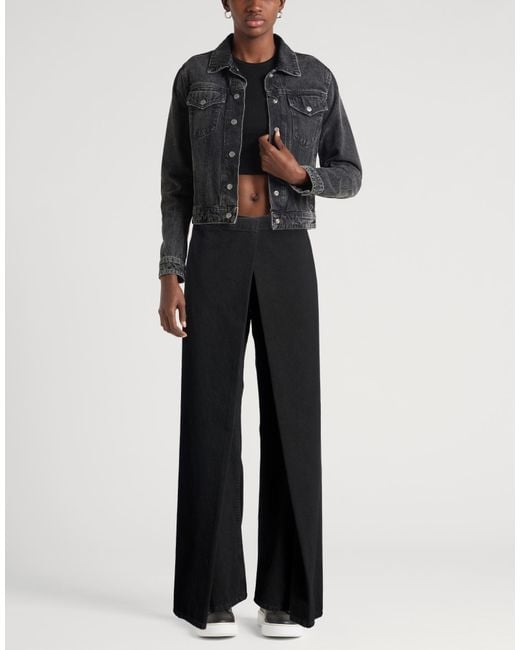 MM6 by Maison Margiela Black Jeans Cotton