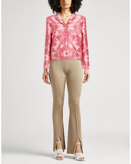 Etro Pink Blazer Polyester, Silk, Polyamide